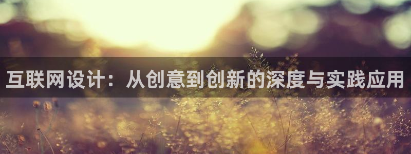 先锋娱乐官网：互联网设计：从创